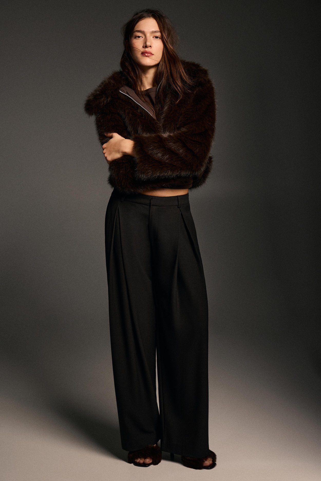 Pantalon Wide Leg Double Pince