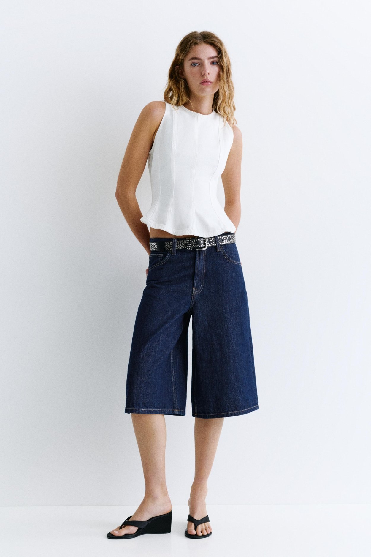 Jorts En Denim Taille Basse