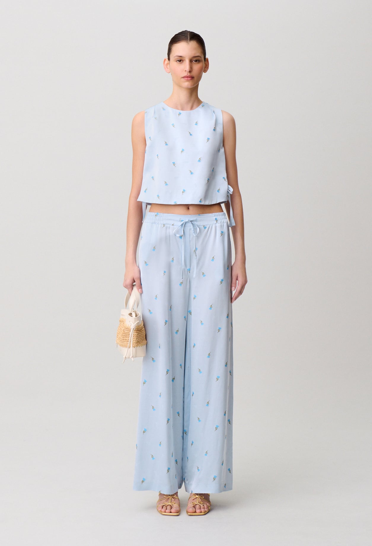 Pantalon l&eacute;ger satin