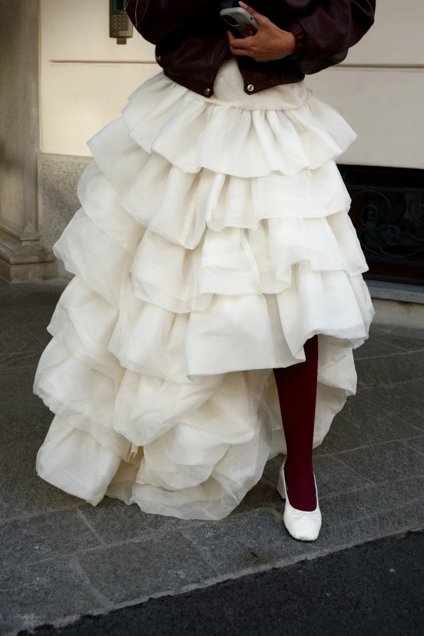 Tendance Organza 10 silhouettes vues dans les rues aux Fashions Weeks (6)