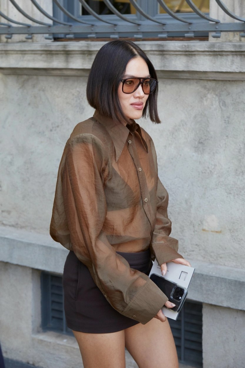 Tendance Organza 10 silhouettes vues dans les rues aux Fashions Weeks (8)