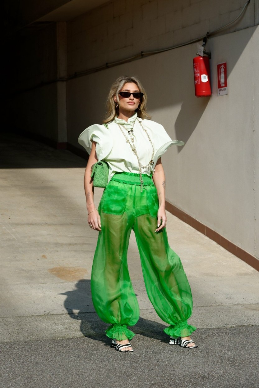 Tendance Organza 10 silhouettes vues dans les rues aux Fashions Weeks (9)