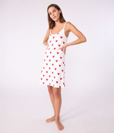 Nuisette en coton Femme Petit Bateau &ndash; blanc &ndash; Taille XL