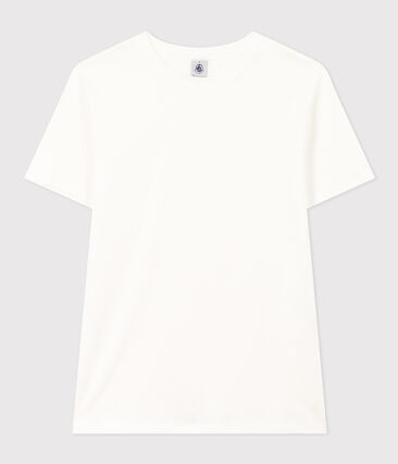 Tee-shirt l&rsquo;Iconique manches courtes en c&ocirc;te unie femme Petit Bateau &ndash; blanc &ndash; Taille XXS