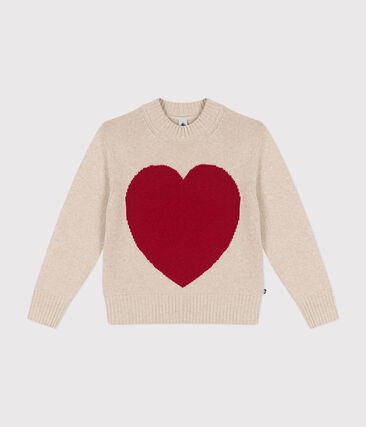 Pull laine et coton femme Petit Bateau &ndash; &eacute;cru &ndash; Taille XXS