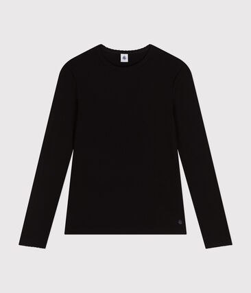 TEE-SHIRT L&rsquo;ICONIQUE COCOTTE EN COTON FEMME Petit Bateau &ndash; noir &ndash; Taille XXS