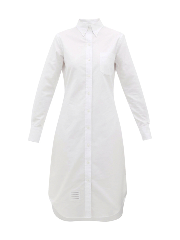 Robe chemise blanche pour femme