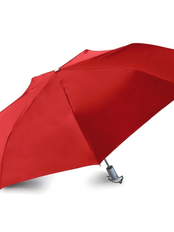 Parapluie rouge foncé pliable