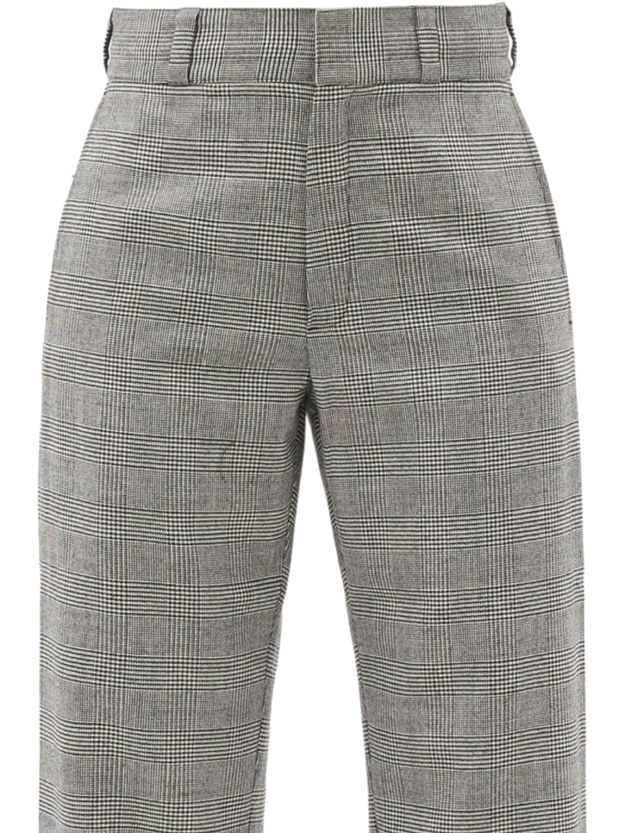Pantalons de tailleur gris pour femme