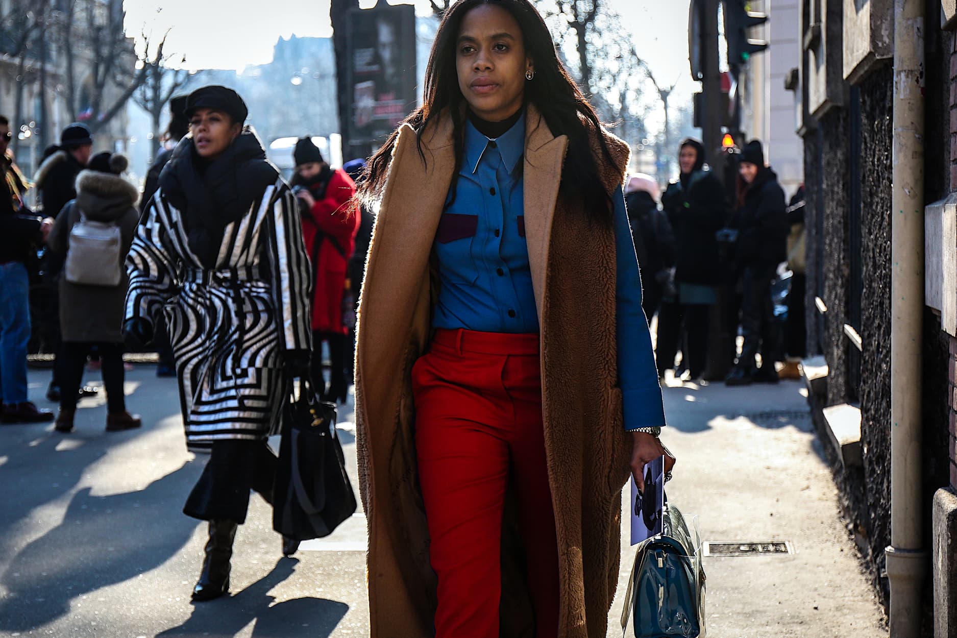 Streetstyle à la Fashion Week de Paris Printemps/Été 2018 © Mauro Del Signore/Depositphotos