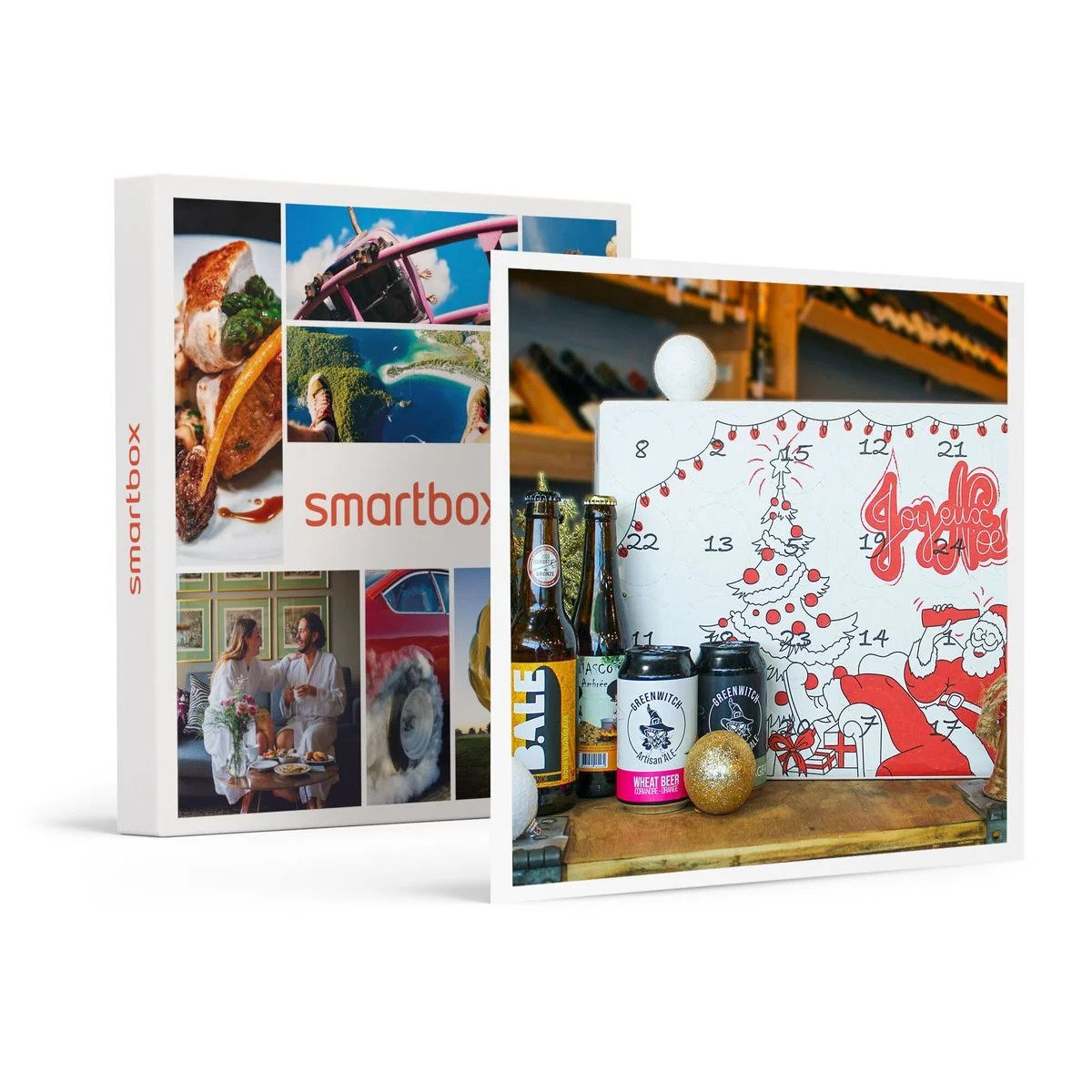 Calendrier de l’Avent : 24 bières artisanales françaises livrées à domicile – SMARTBOX – Coffret Cadeau Gastronomie
