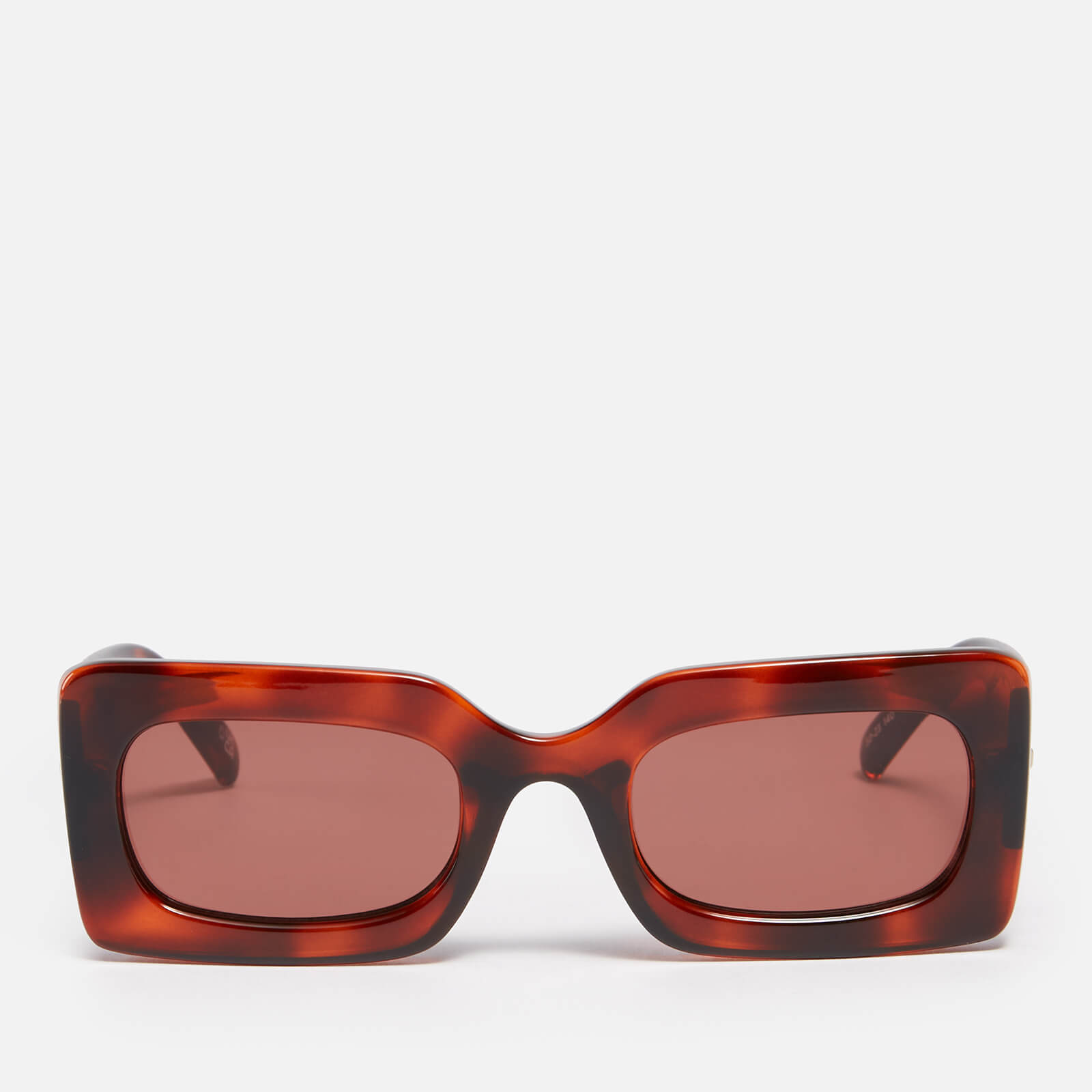 Le Specs Women’s Oh Damn! Rectangular Sunglasses – Toffee Tort