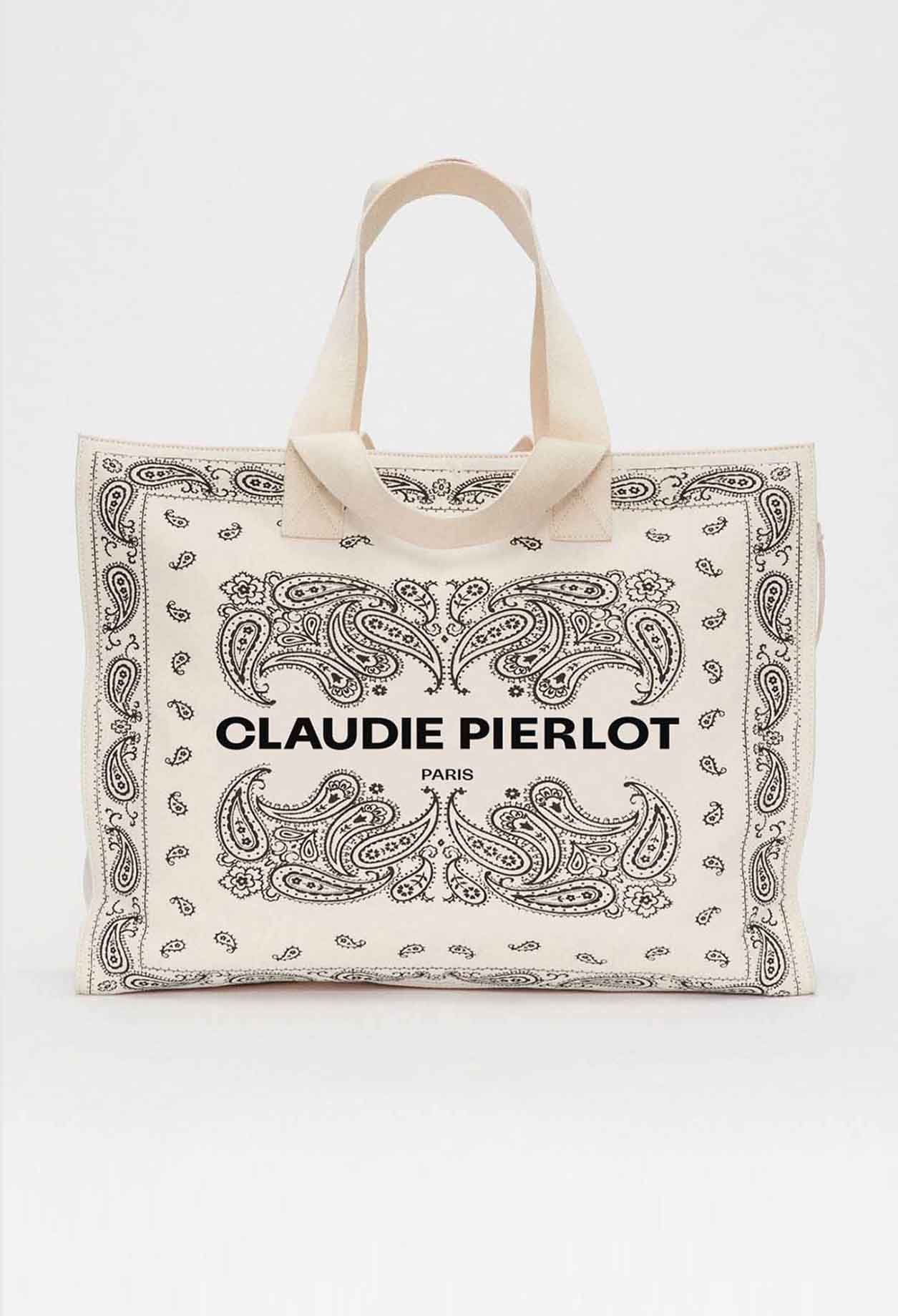 Claudie Pierlot – Sac cabas coton recyclé à 95,00 € chez Claudie Pierlot