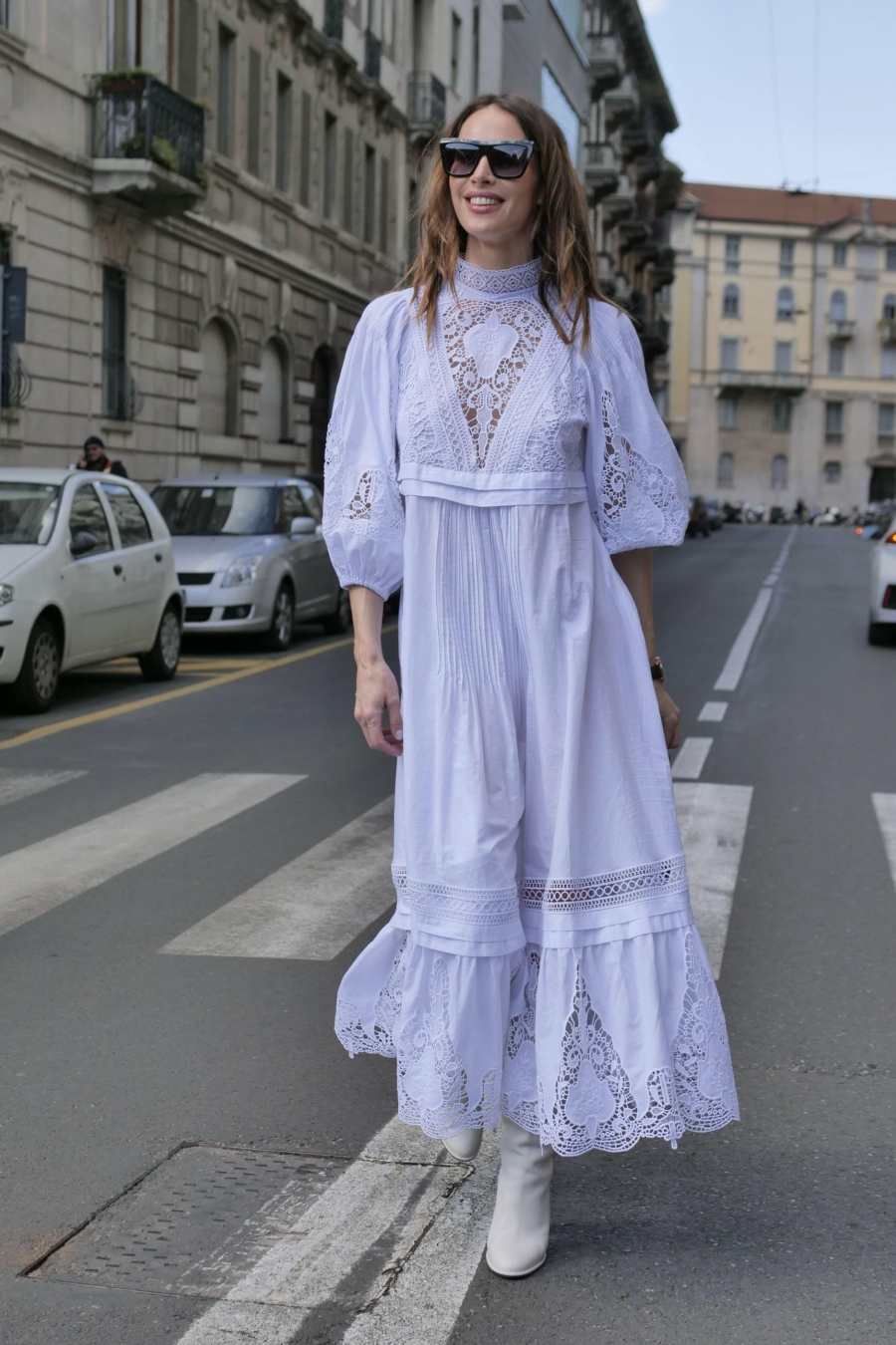 Street style à la Fashion Week de Milan Automne/Hiver 2022-2023