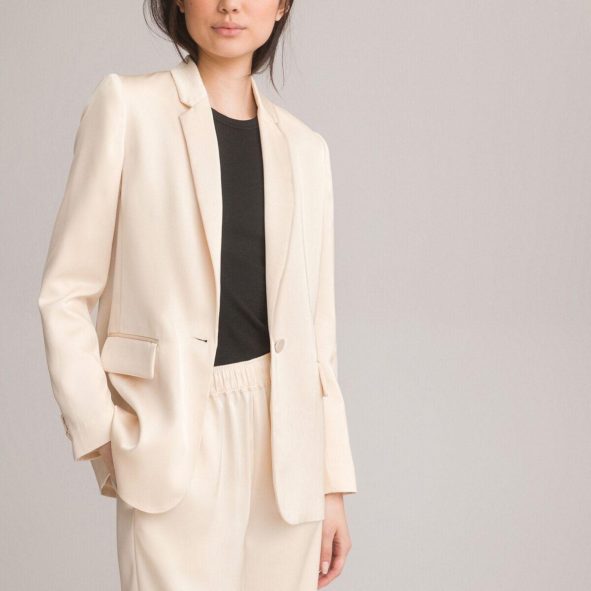 Veste blazer beige/camel femme