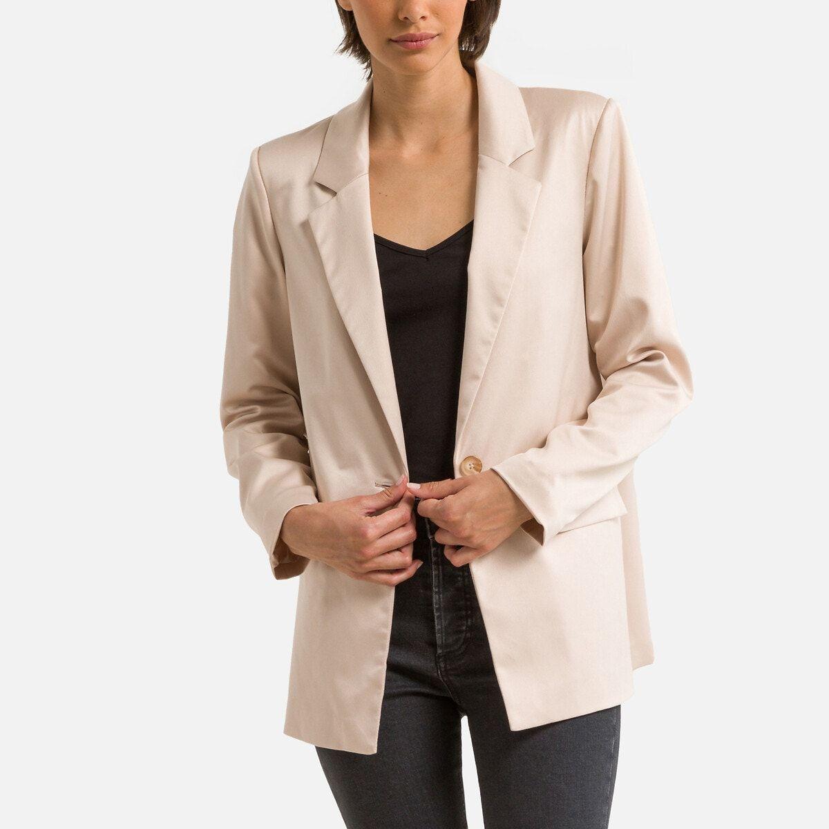 Vero Moda – Blazer fluide effet satiné à 54,99 € chez La Redoute