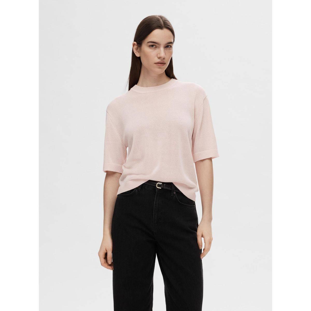 Pull à manches courtes pour femme