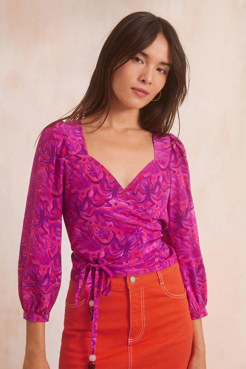 Soi Paris – BLOUSE ALINE EN SOIE POLPO à 165 € chez Soi Paris