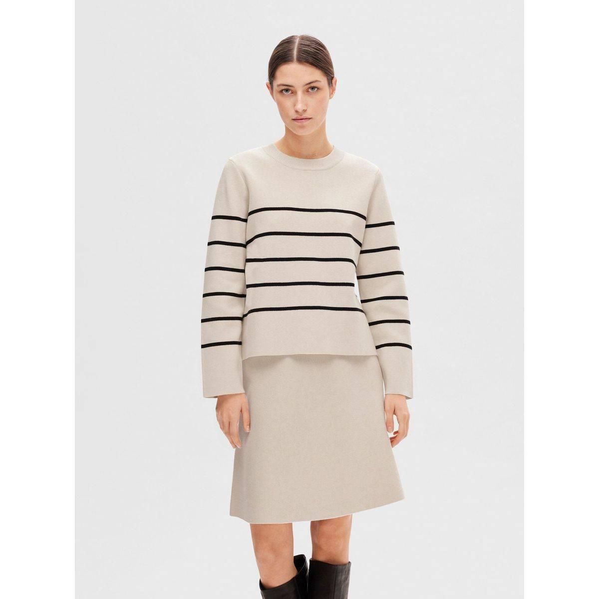 Selected Femme – Pull en maille En coton à manches longues à 69,99 € chez La Redoute