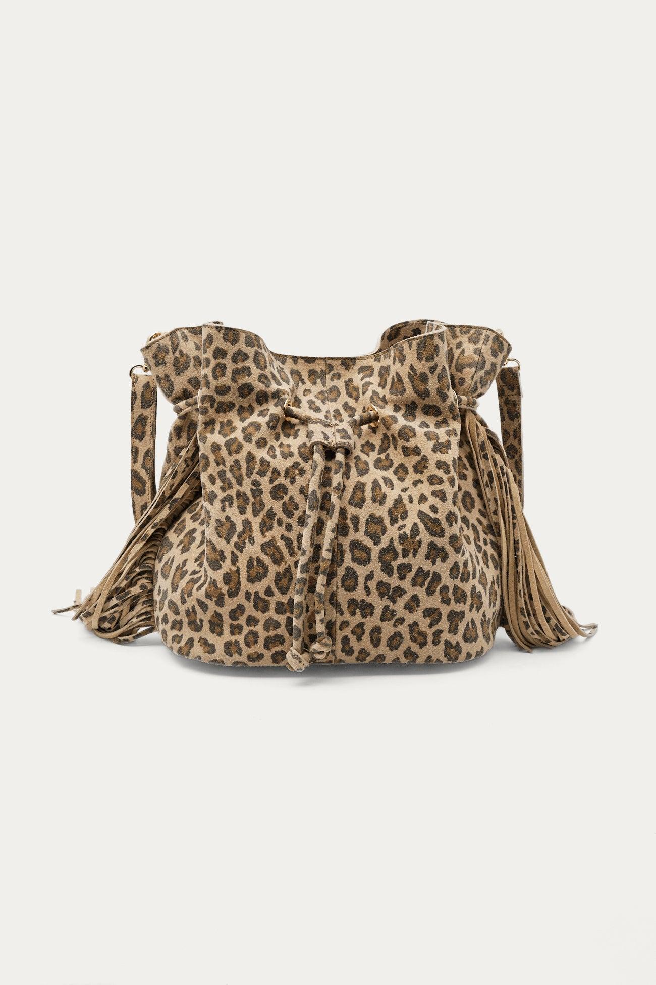 Sac seau pour femme en cuir