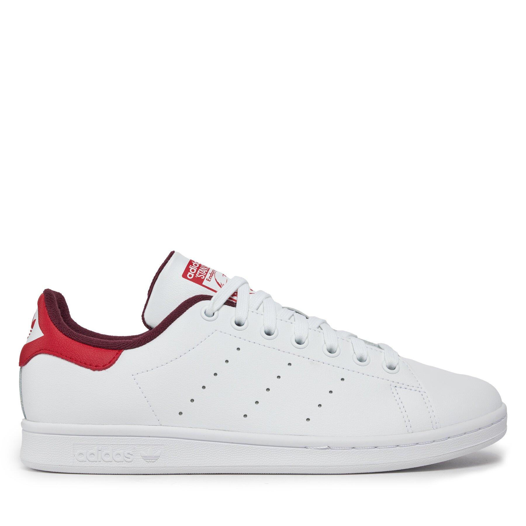 Adidas Originals – Chaussures adidas Stan Smith IG1321 Ftwwht/Maroon/Betsca à 110 € chez Chaussures.fr