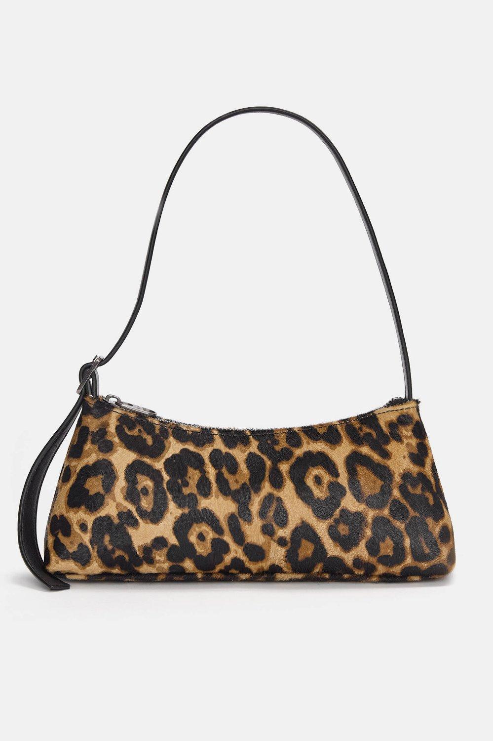 Pull&Bear – Sac Porté Épaule Cuir Imprimé Animal à 39.99 € chez Pull&Bear